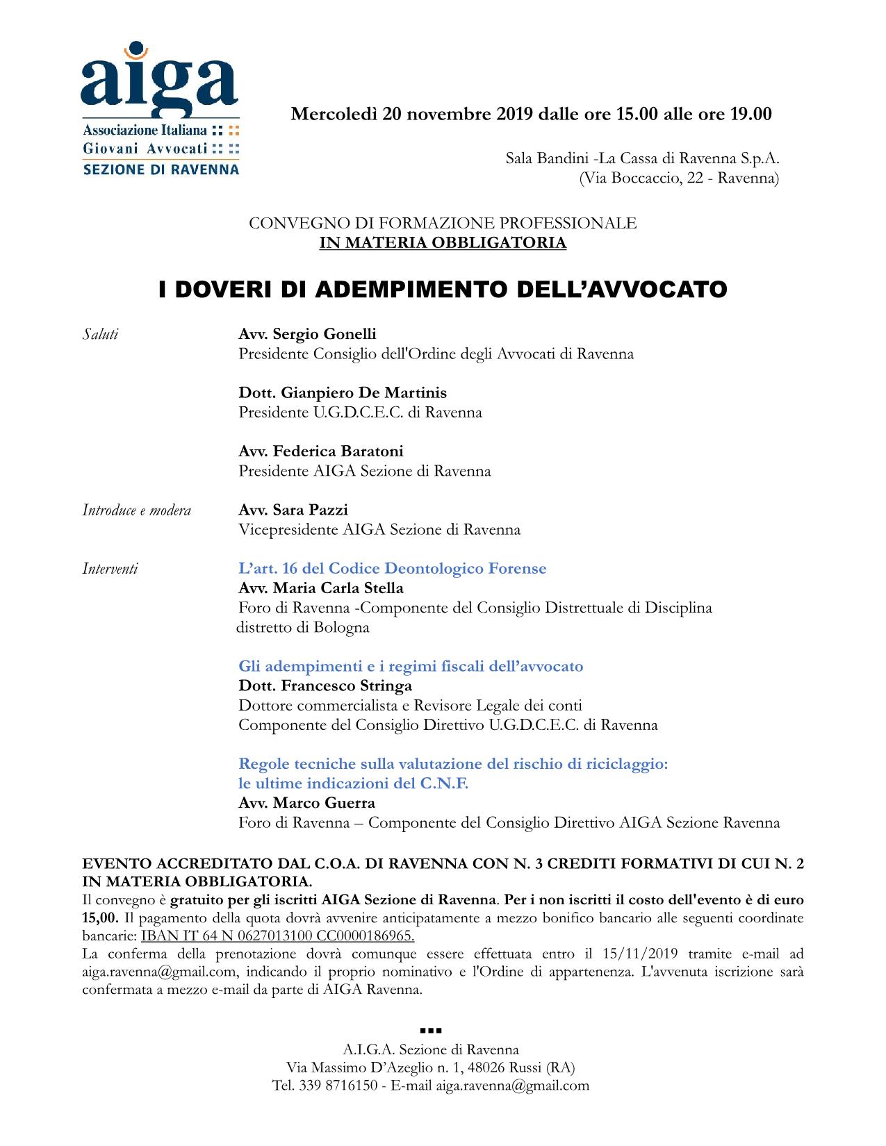 I doveri di adempimento dell'avvocato